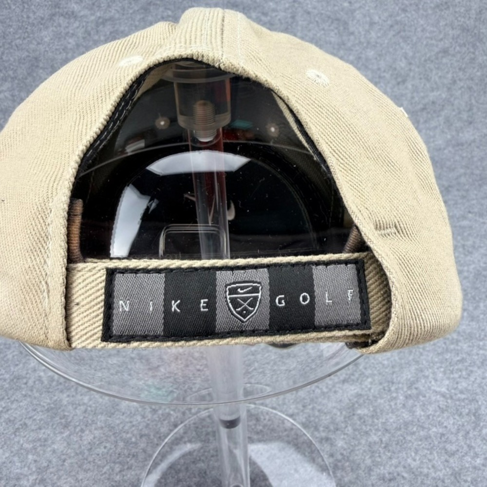 Nike Golf Dri-FIT Baseball Cap Khaki Beige Legacy91 Adjustable Hat - Picture 8 of 14